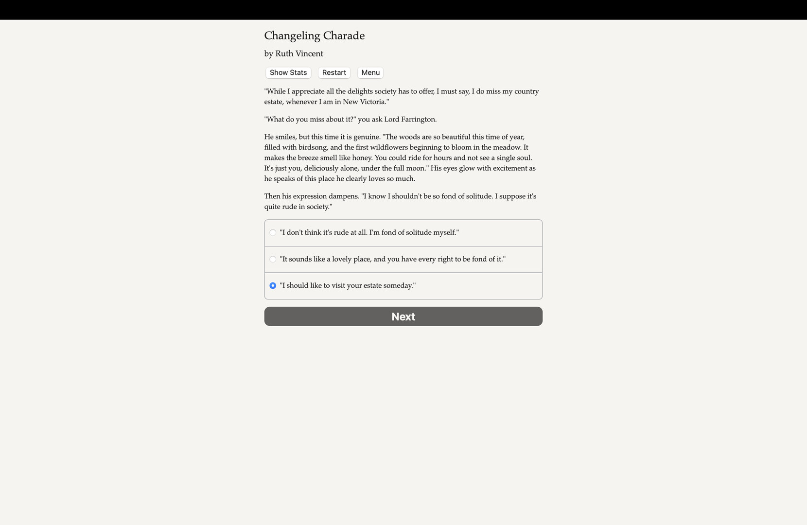 Changeling Charade
