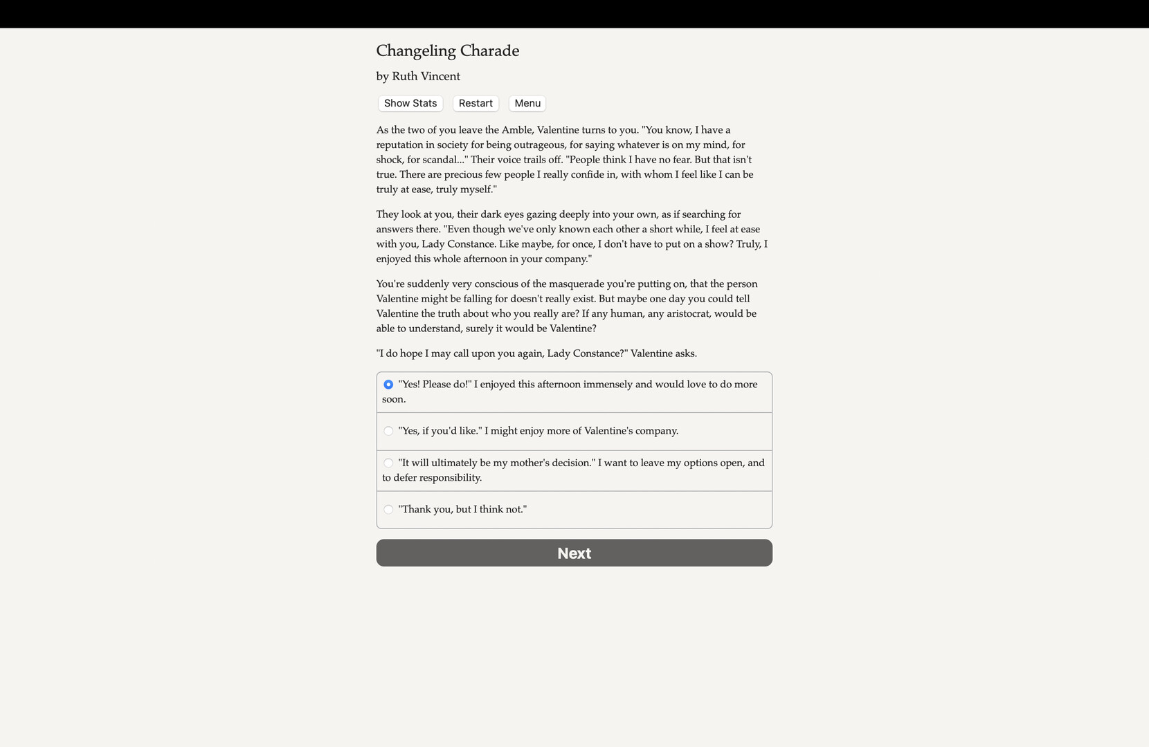 Changeling Charade