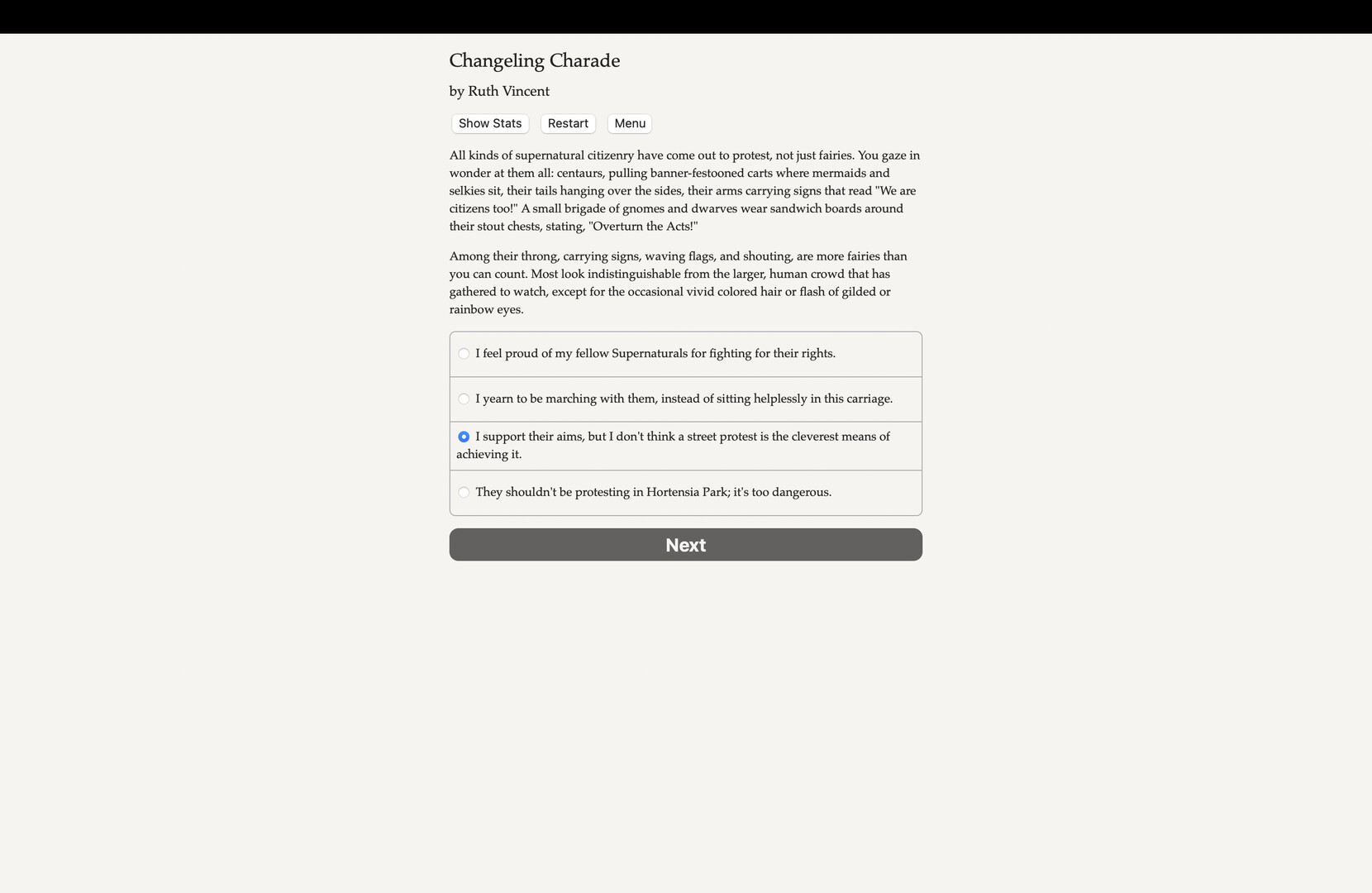 Changeling Charade