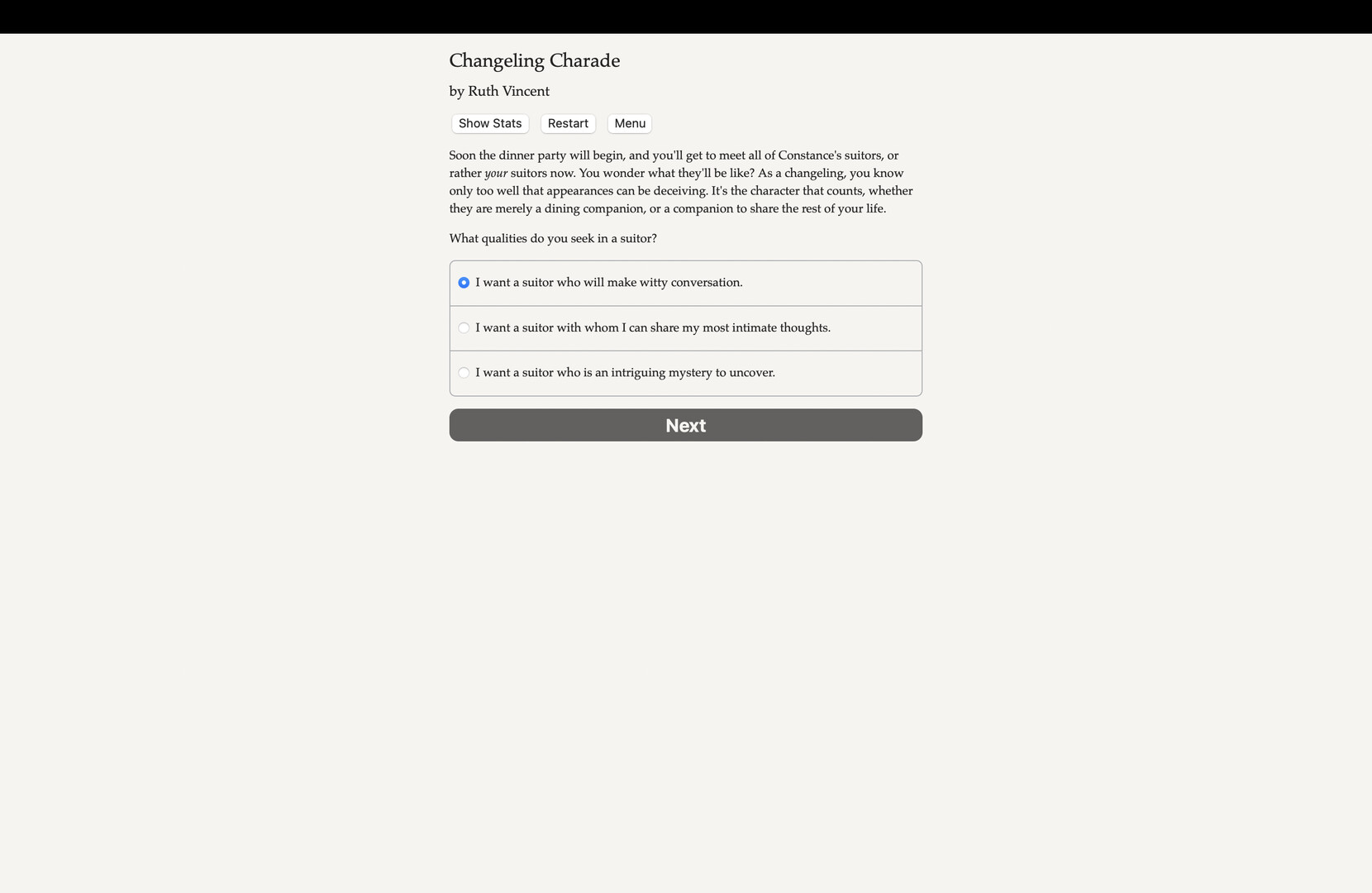 Changeling Charade