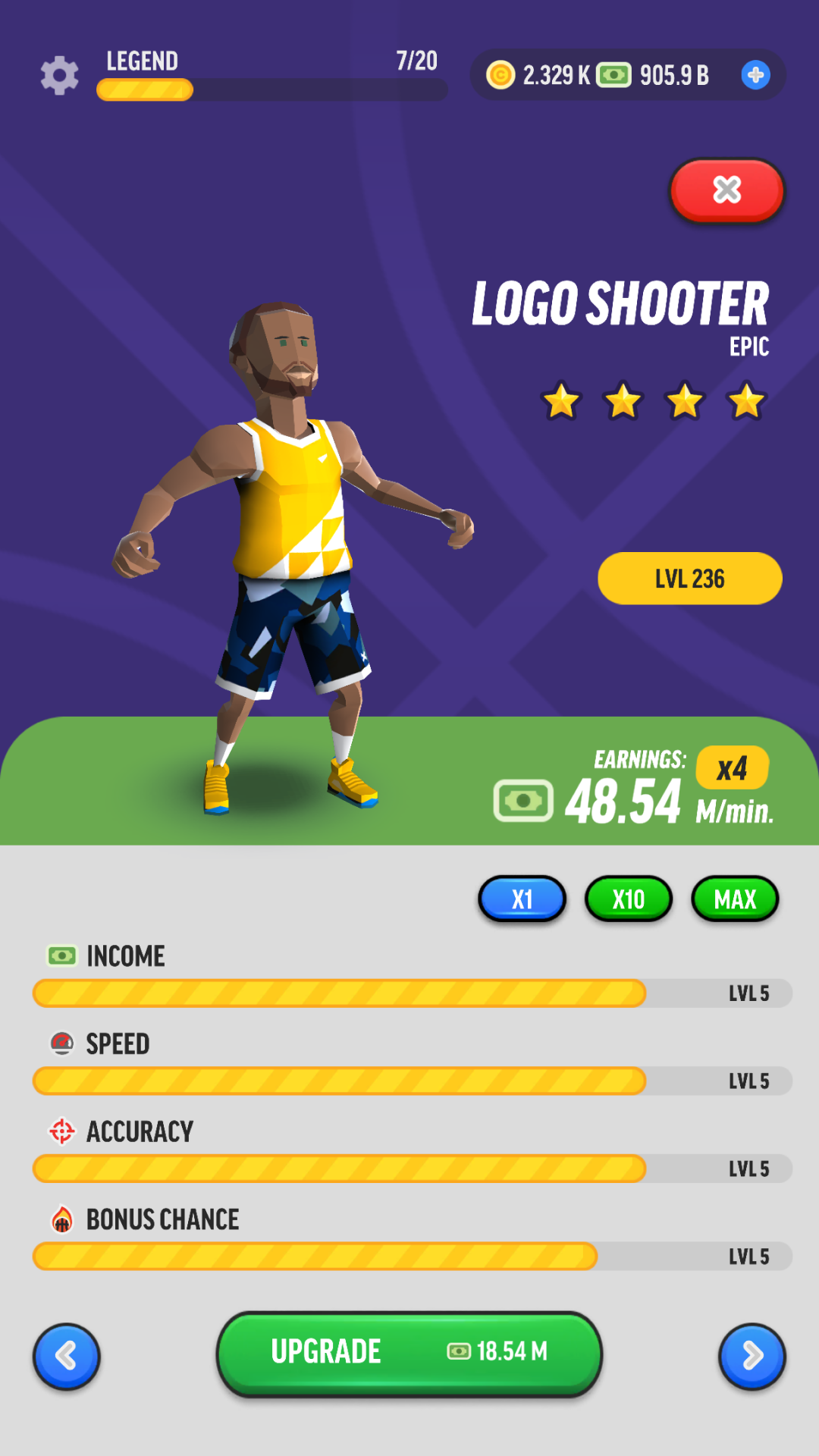 Idle Basketball: Legends Tycoon