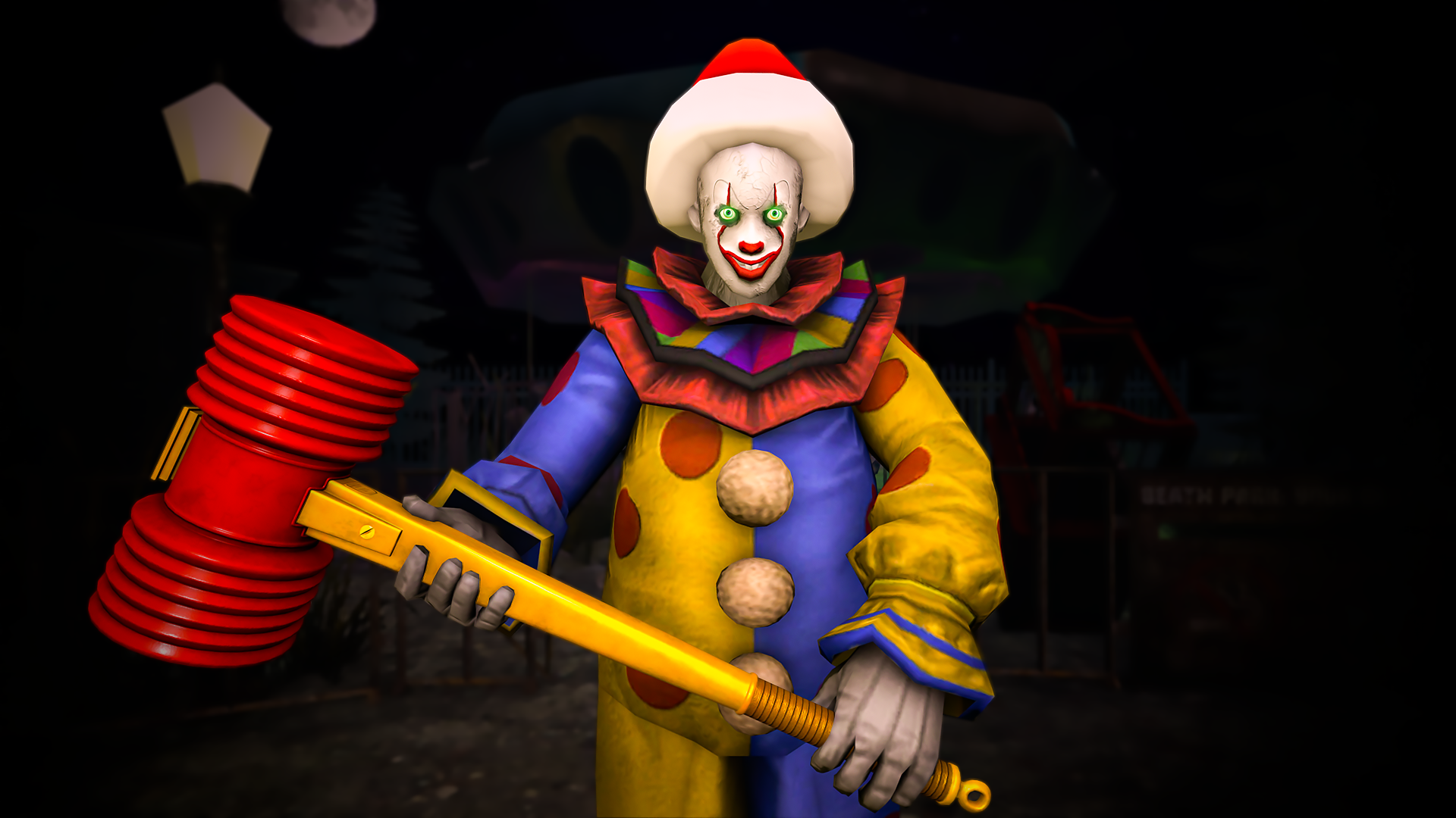 Scary Clown Death of Park