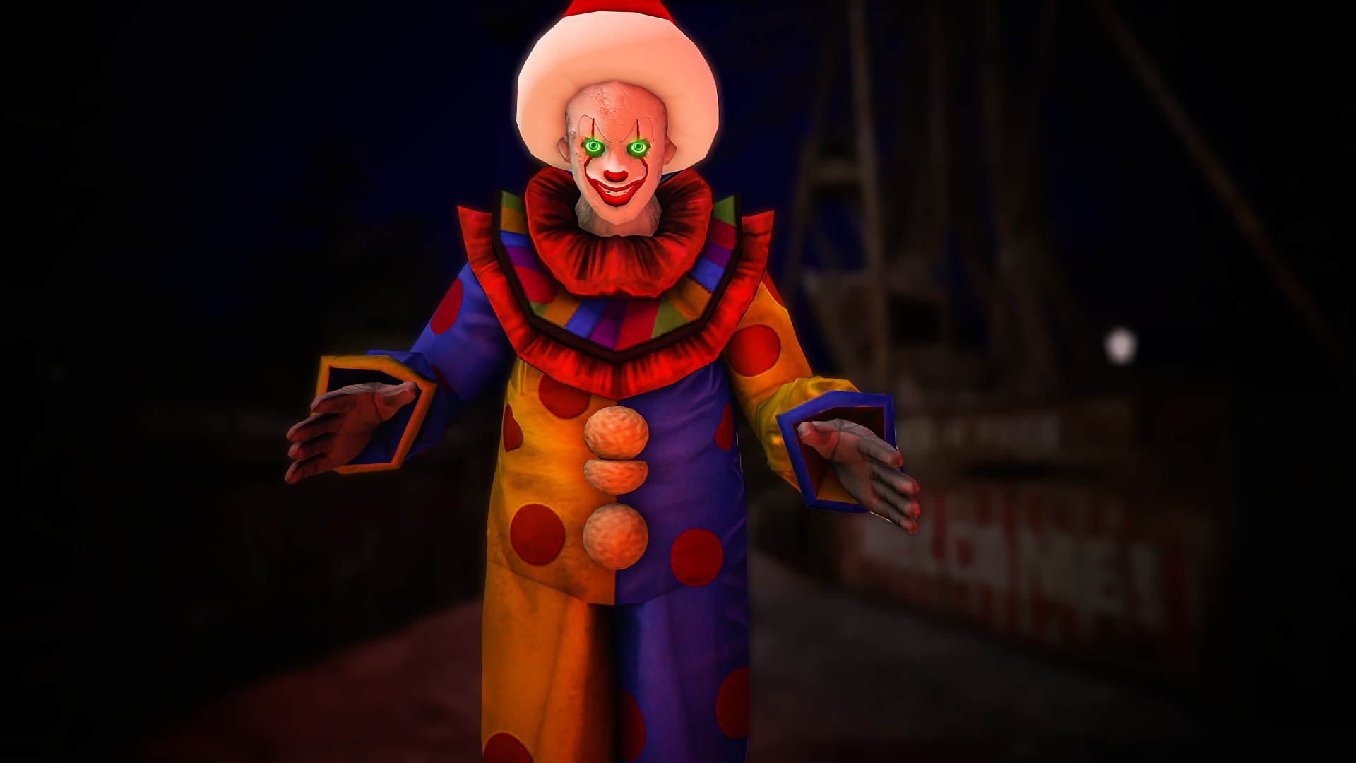 Scary Clown Death of Park