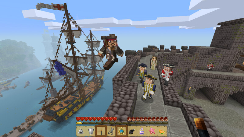 Minecraft: Pirates of the Caribbean Mash-up