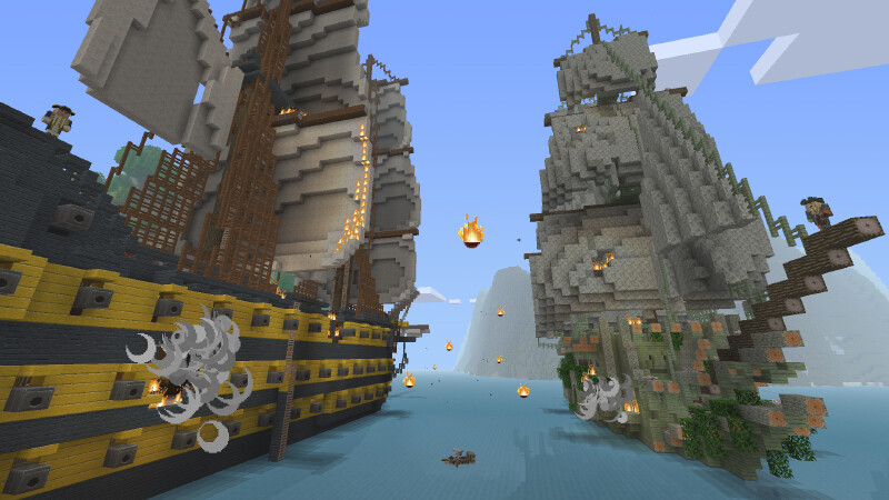 Minecraft: Pirates of the Caribbean Mash-up