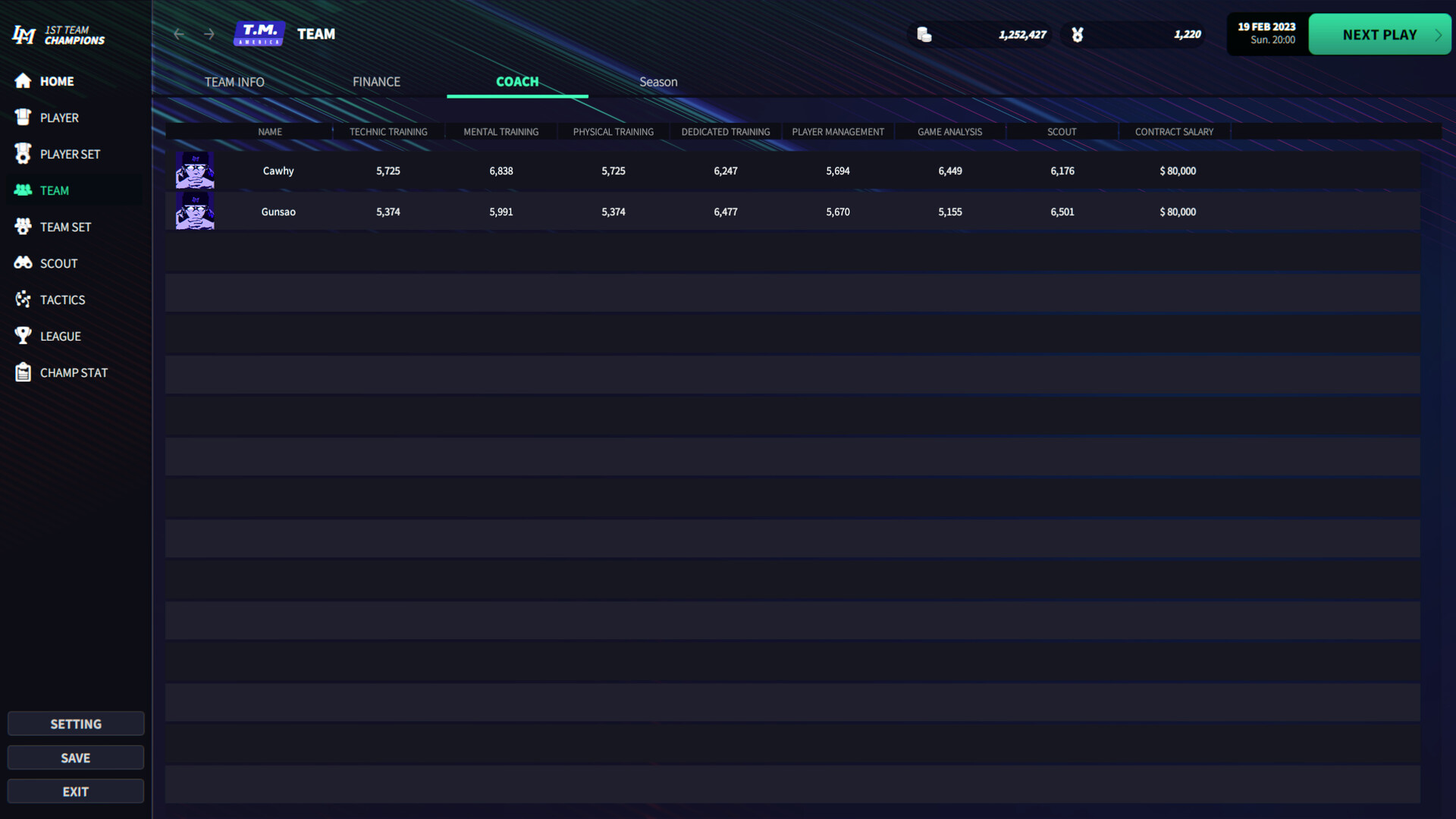 League Manager 2023