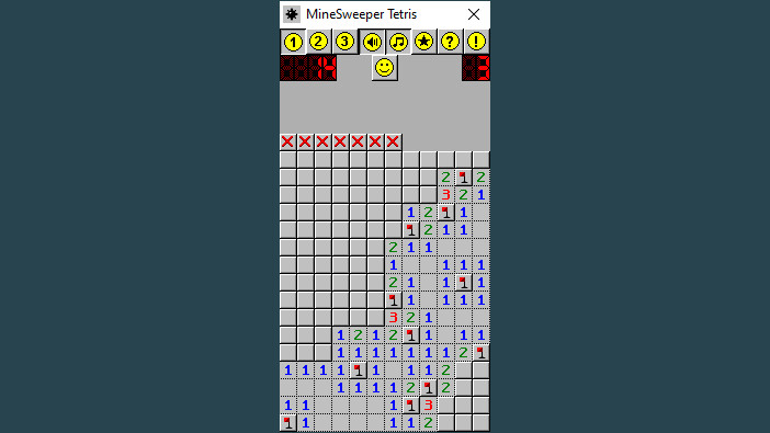 MineSweeper Tetris