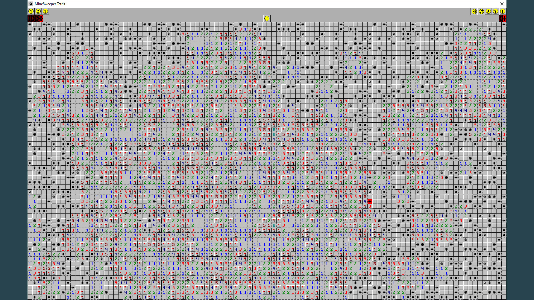 MineSweeper Tetris