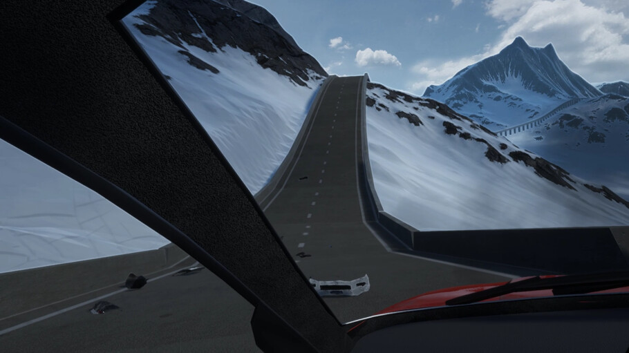 VR Racing on Dinosaur Island