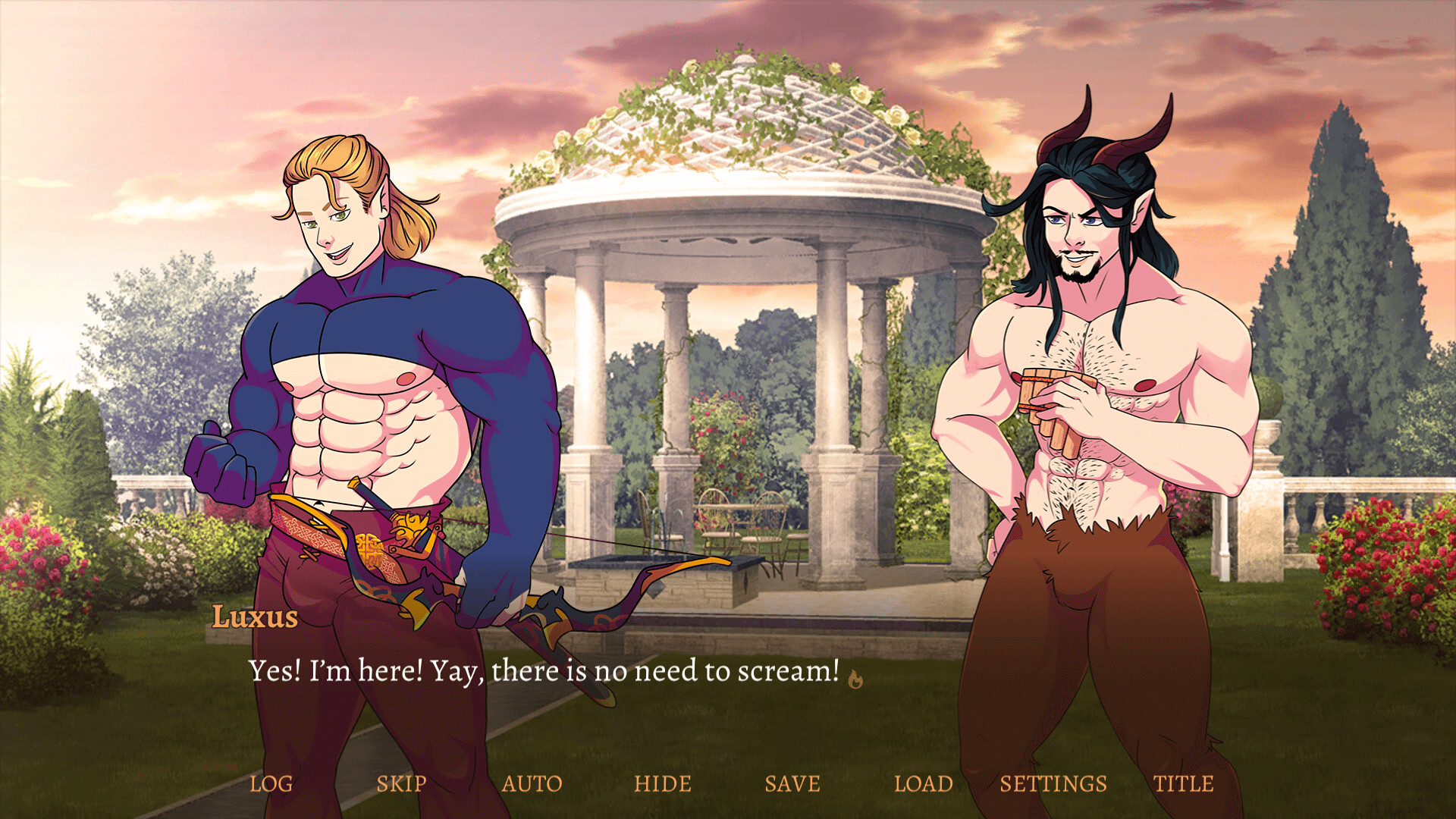 Burning Secrets: A Bara Visual Novel