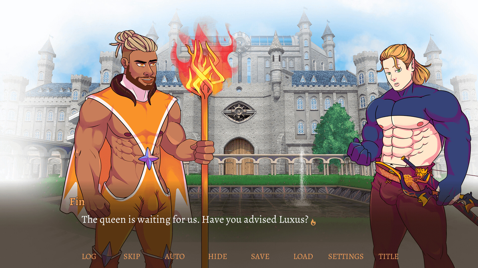Burning Secrets: A Bara Visual Novel