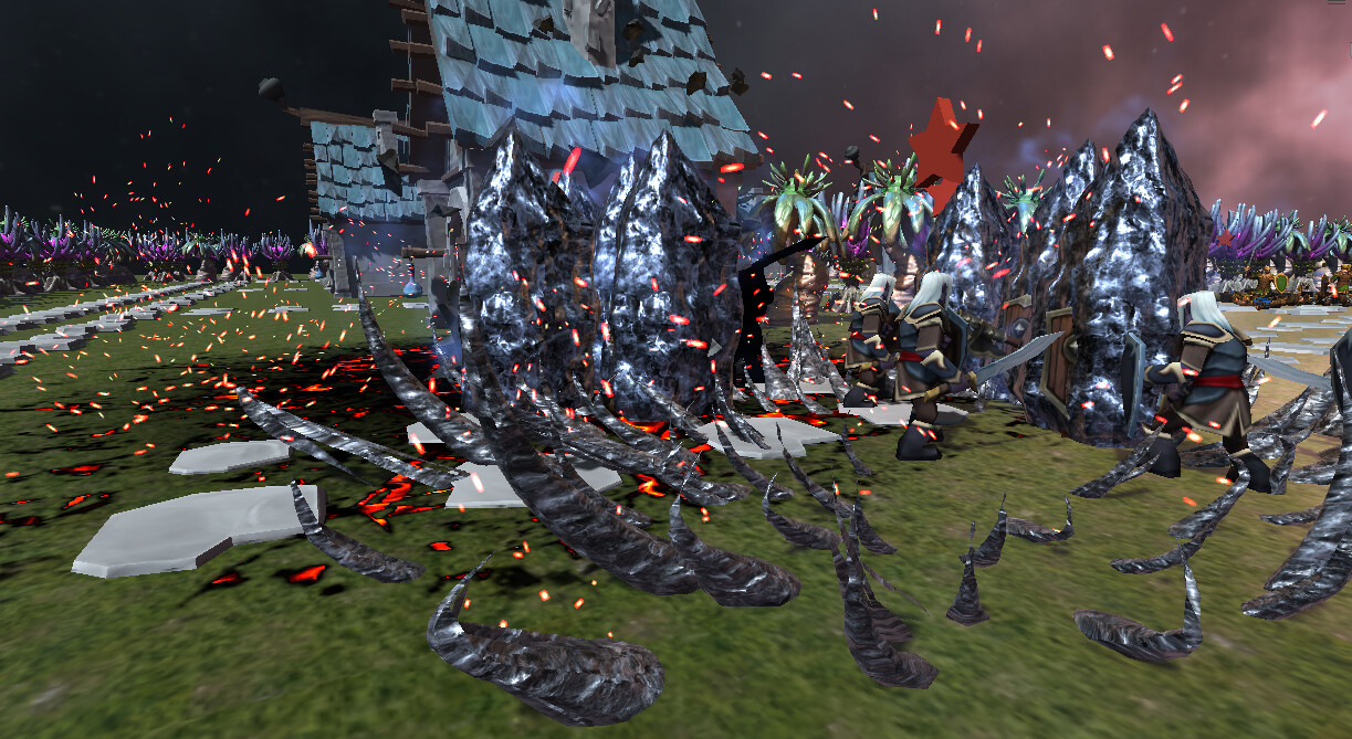 Crowd Medieval City War
