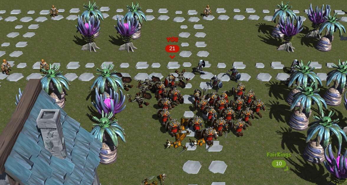 Crowd Medieval City War