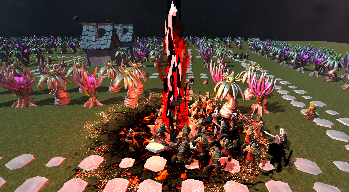 Crowd Medieval City War