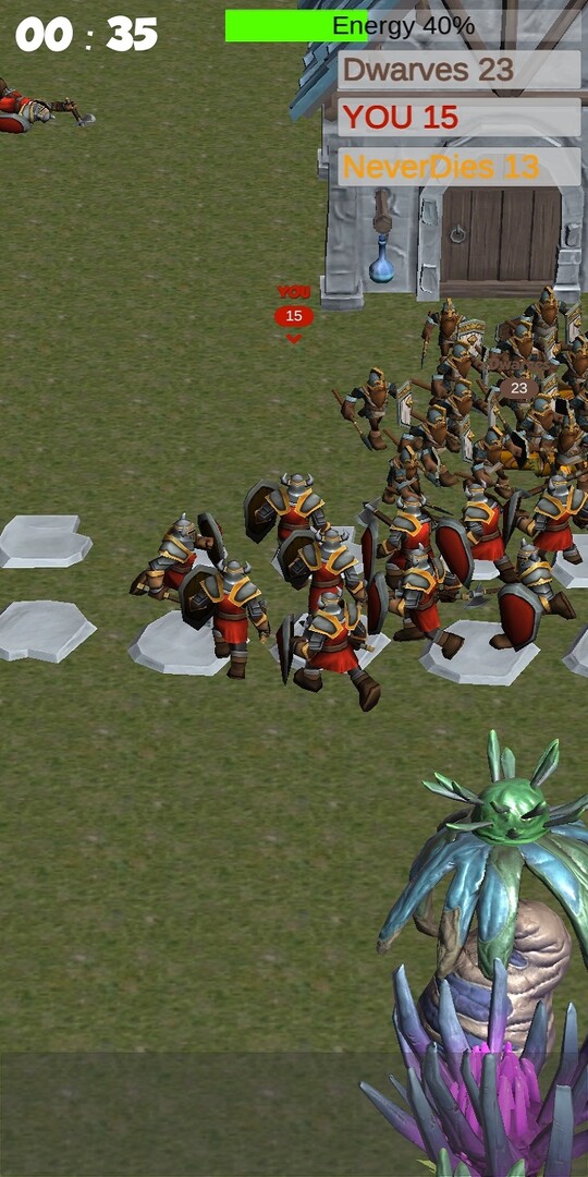 Crowd Medieval City War