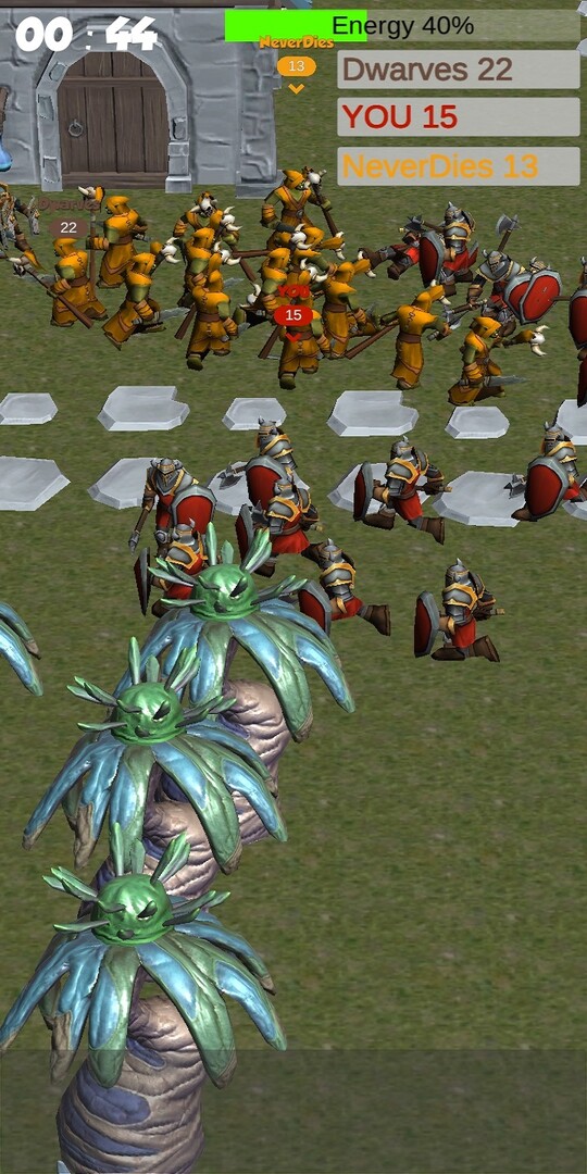 Crowd Medieval City War