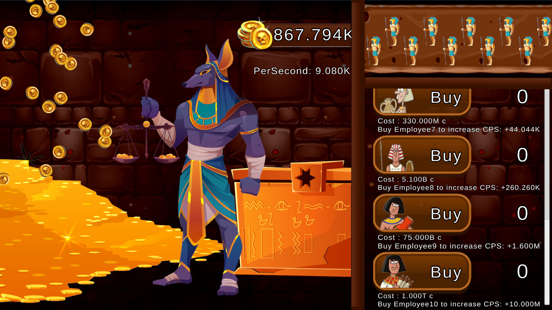 Anubis Clicker
