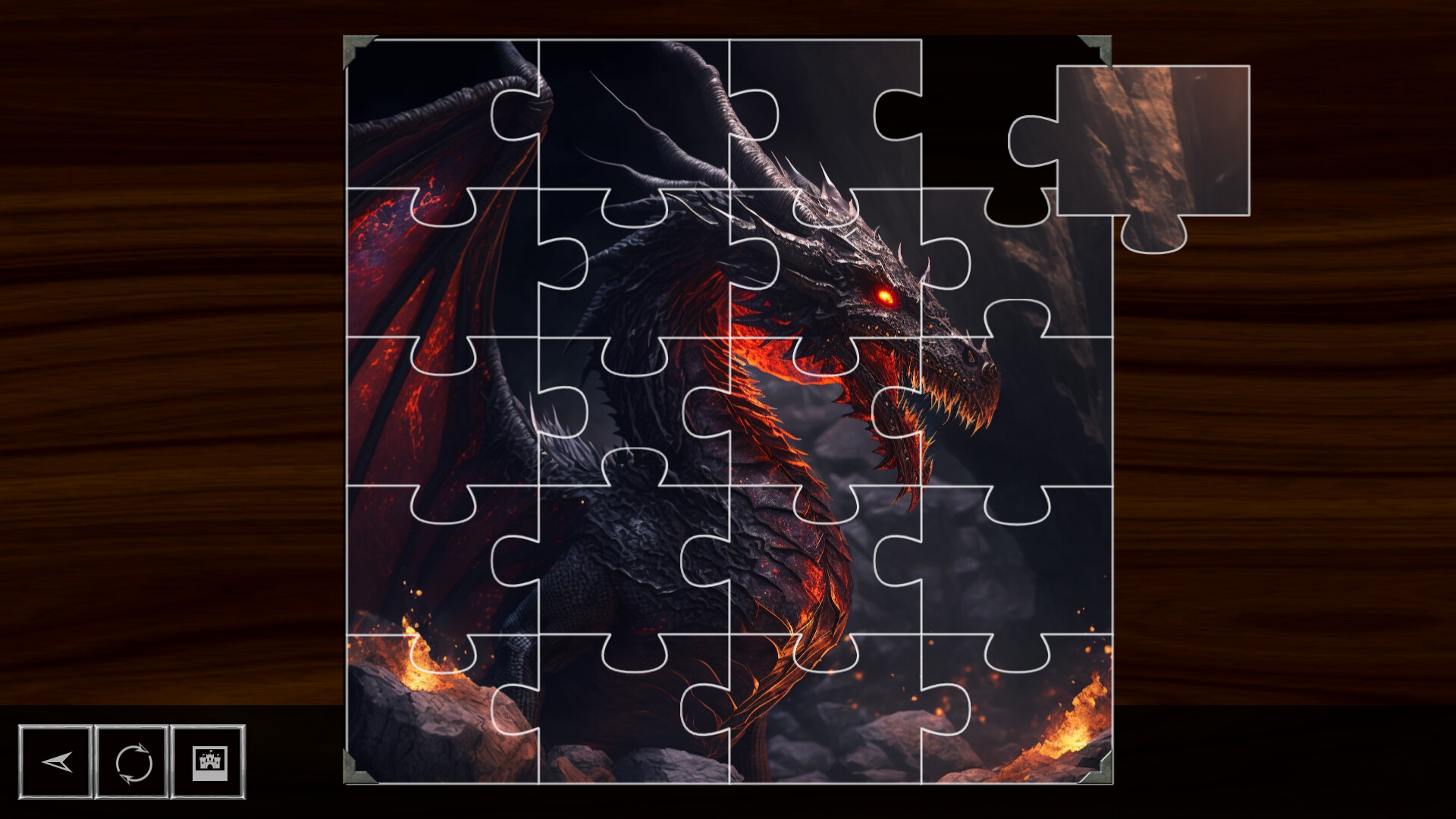 Fantasy Jigsaw Puzzles: Dragons