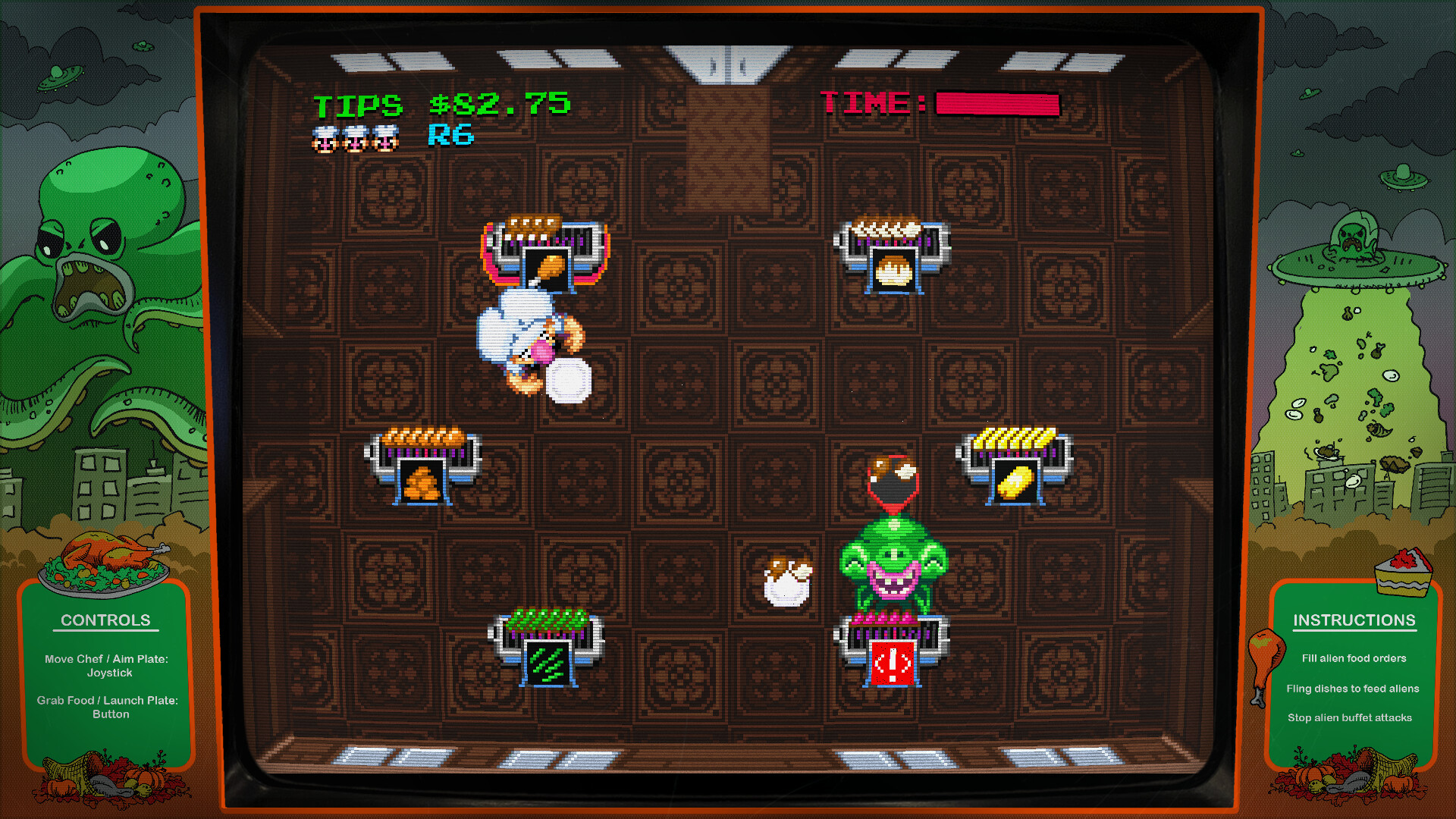 Digital Eclipse Arcade: Invasion of the Buffet Snatchers