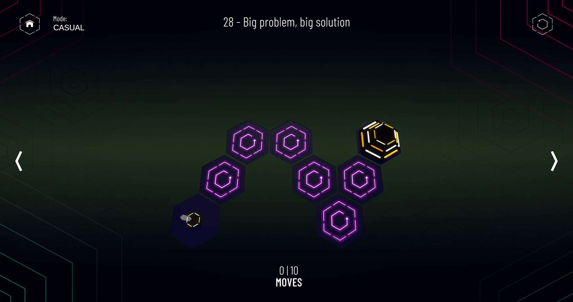 Hanoi Puzzles: Spin Match