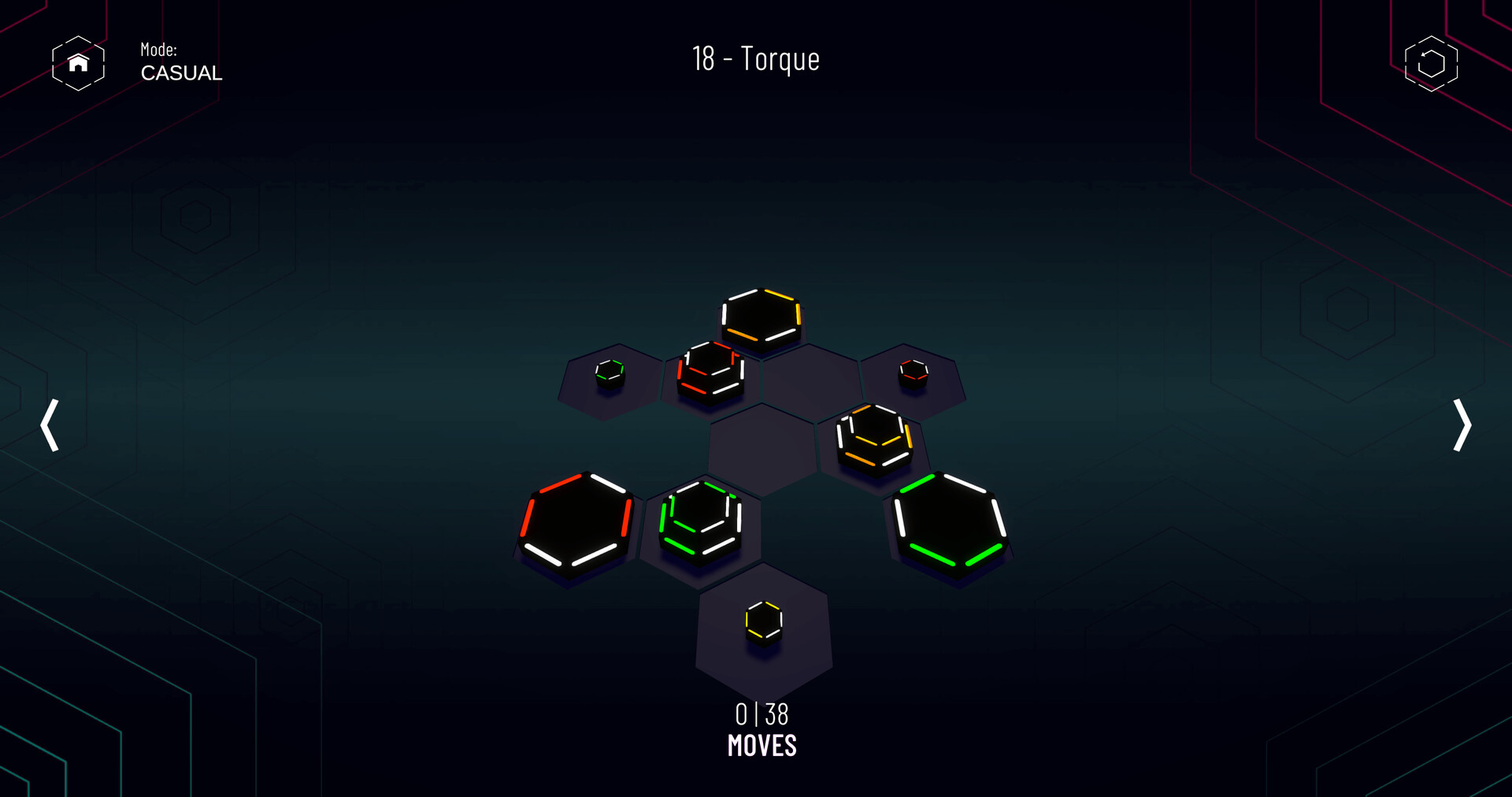 Hanoi Puzzles: Spin Match