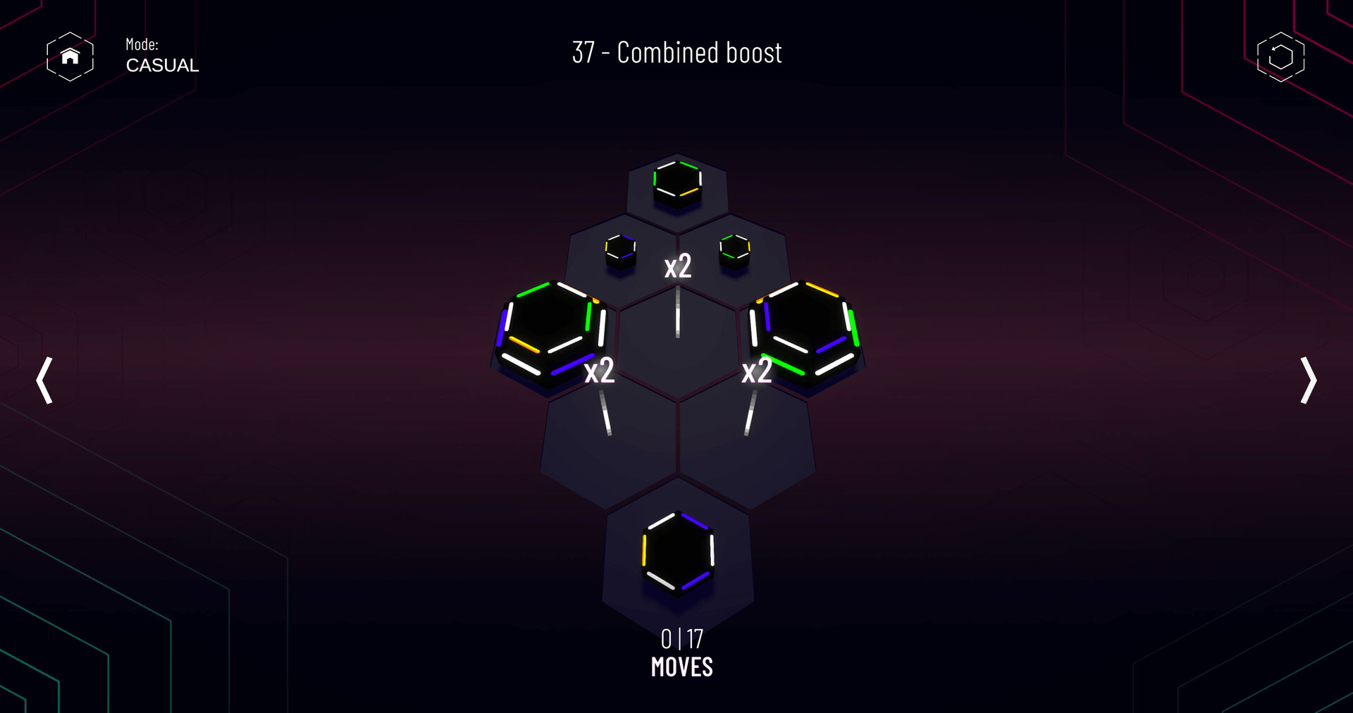 Hanoi Puzzles: Spin Match