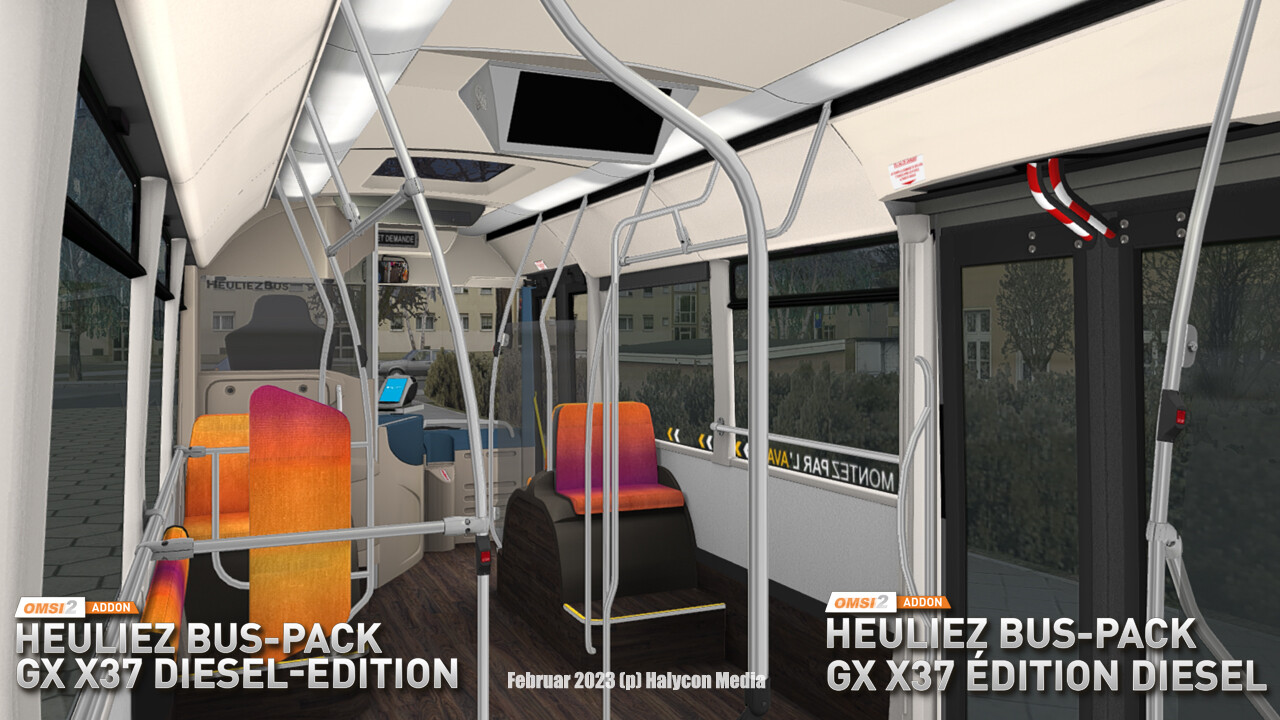 OMSI 2: Heuliez Bus Pack – GX x37: Diesel Edition