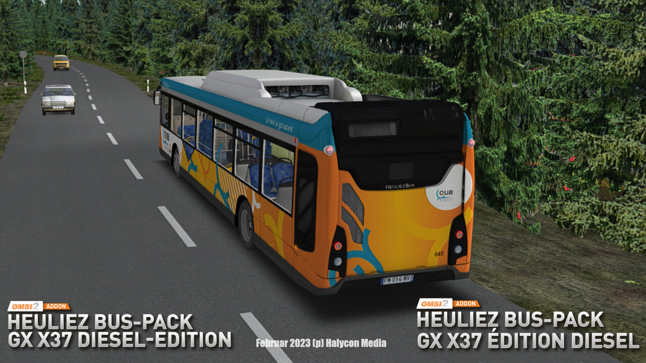 OMSI 2: Heuliez Bus Pack – GX x37: Diesel Edition
