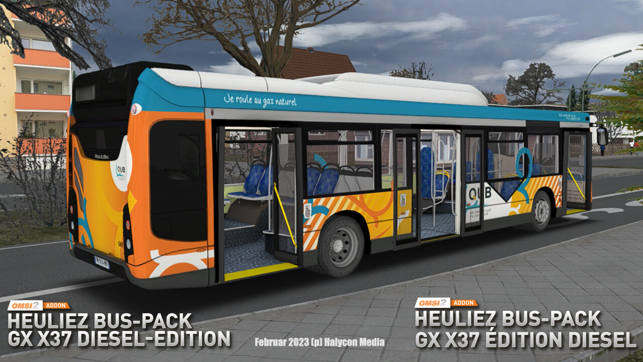 OMSI 2: Heuliez Bus Pack – GX x37: Diesel Edition