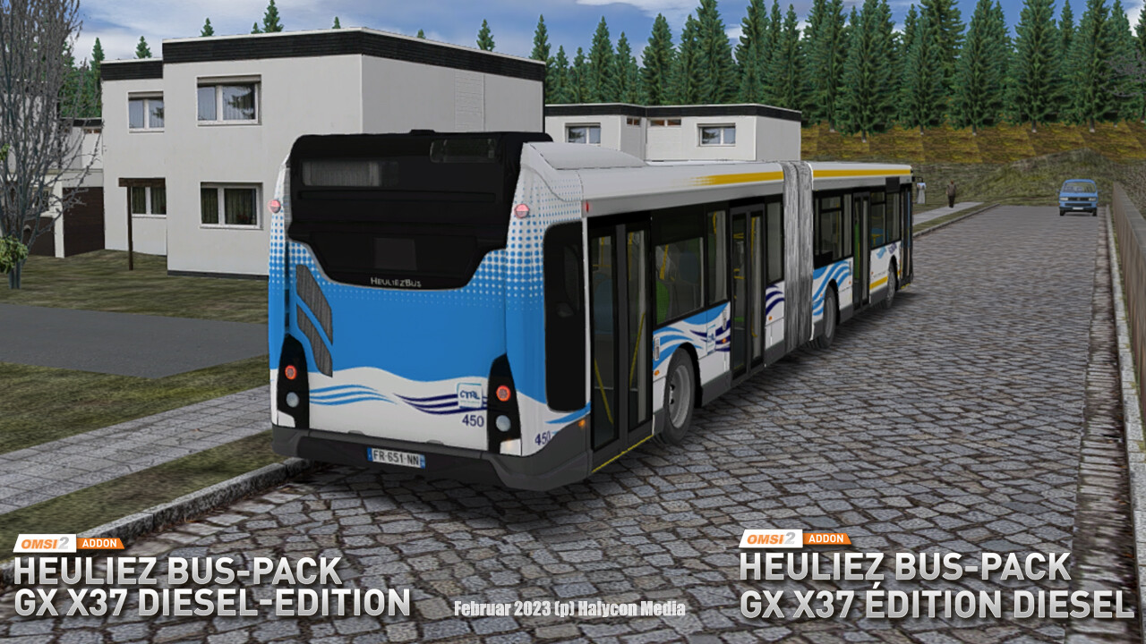 OMSI 2: Heuliez Bus Pack – GX x37: Diesel Edition