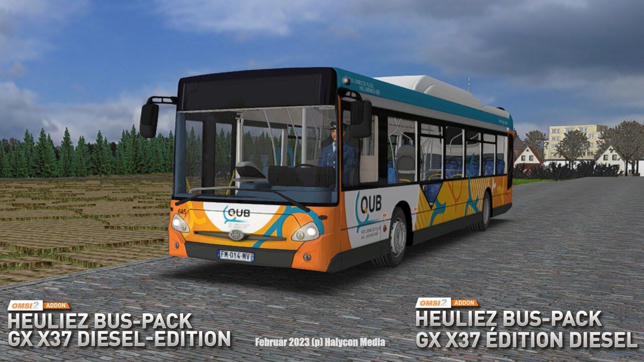 OMSI 2: Heuliez Bus Pack – GX x37: Diesel Edition