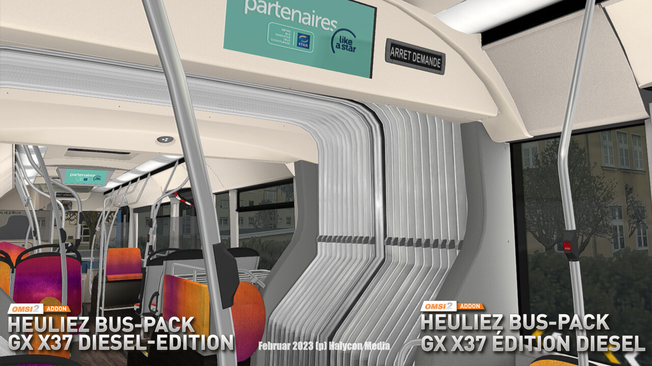 OMSI 2: Heuliez Bus Pack – GX x37: Diesel Edition