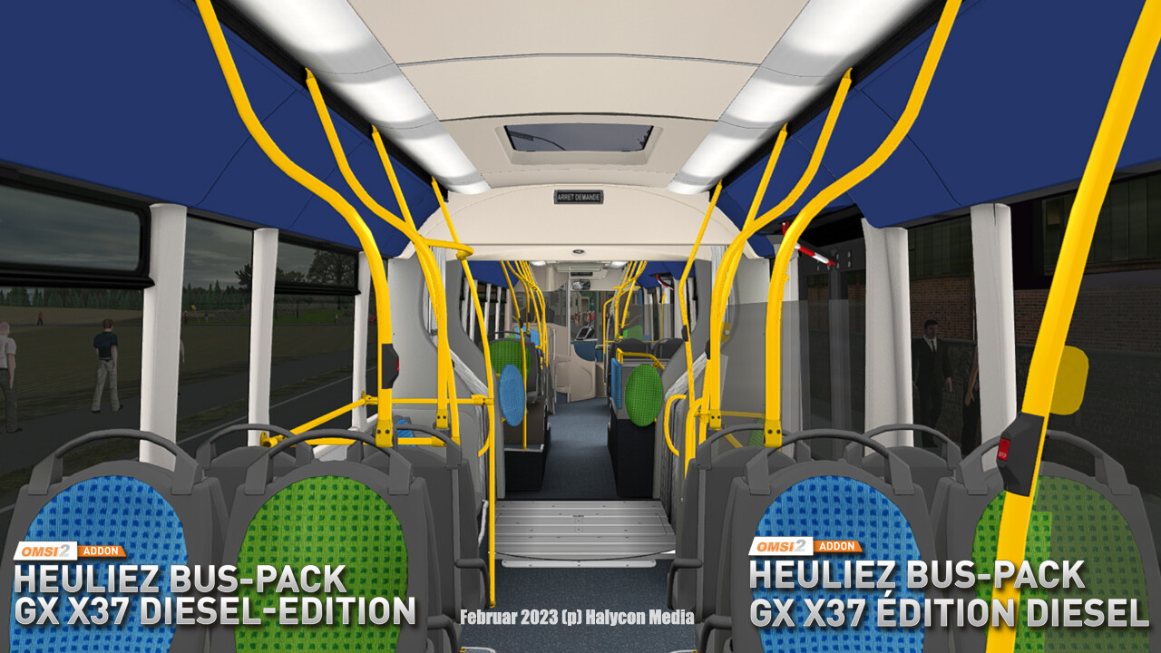OMSI 2: Heuliez Bus Pack – GX x37: Diesel Edition