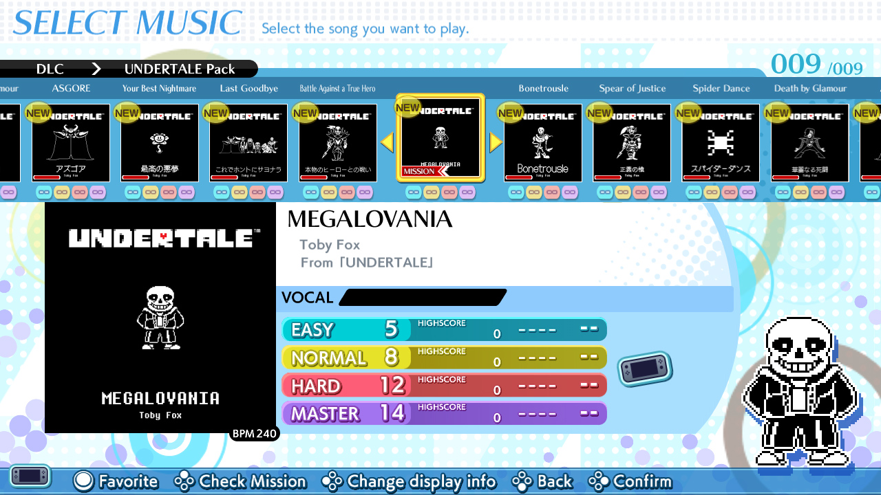 Groove Coaster: Wai Wai Party!!!! – Undertale Pack