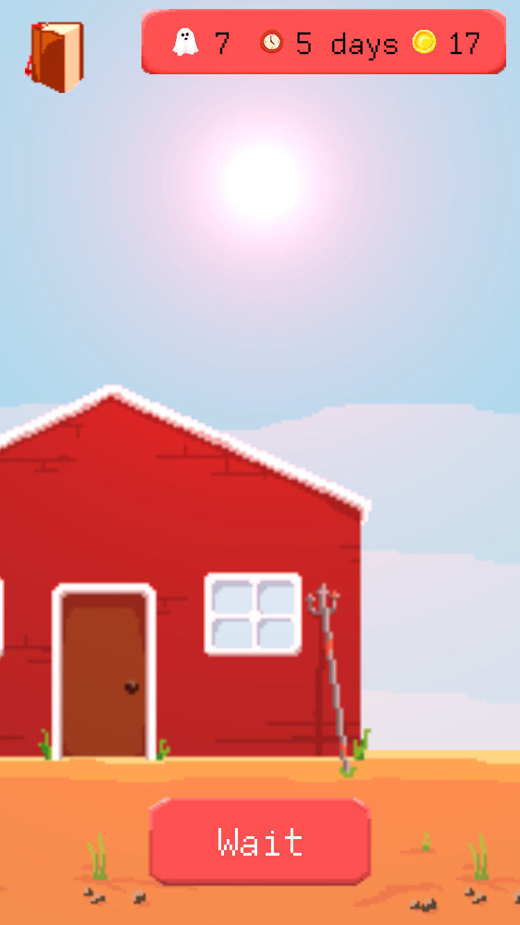 The Red Sun Sets Over the Fields of Grain