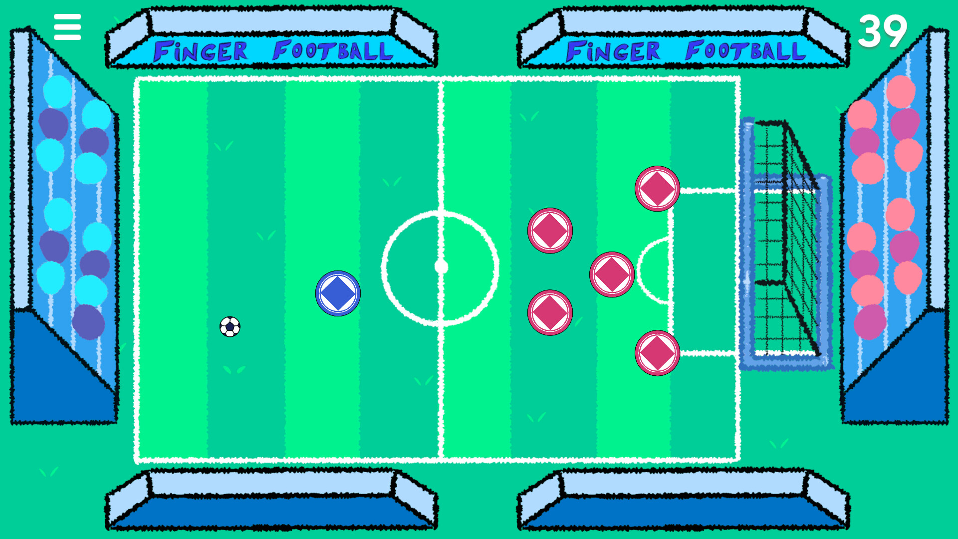 Finger Football: Goal in One