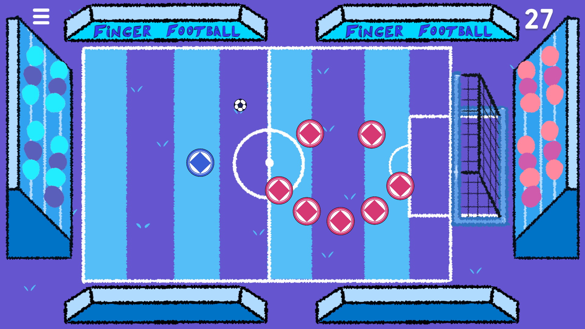 Finger Football: Goal in One