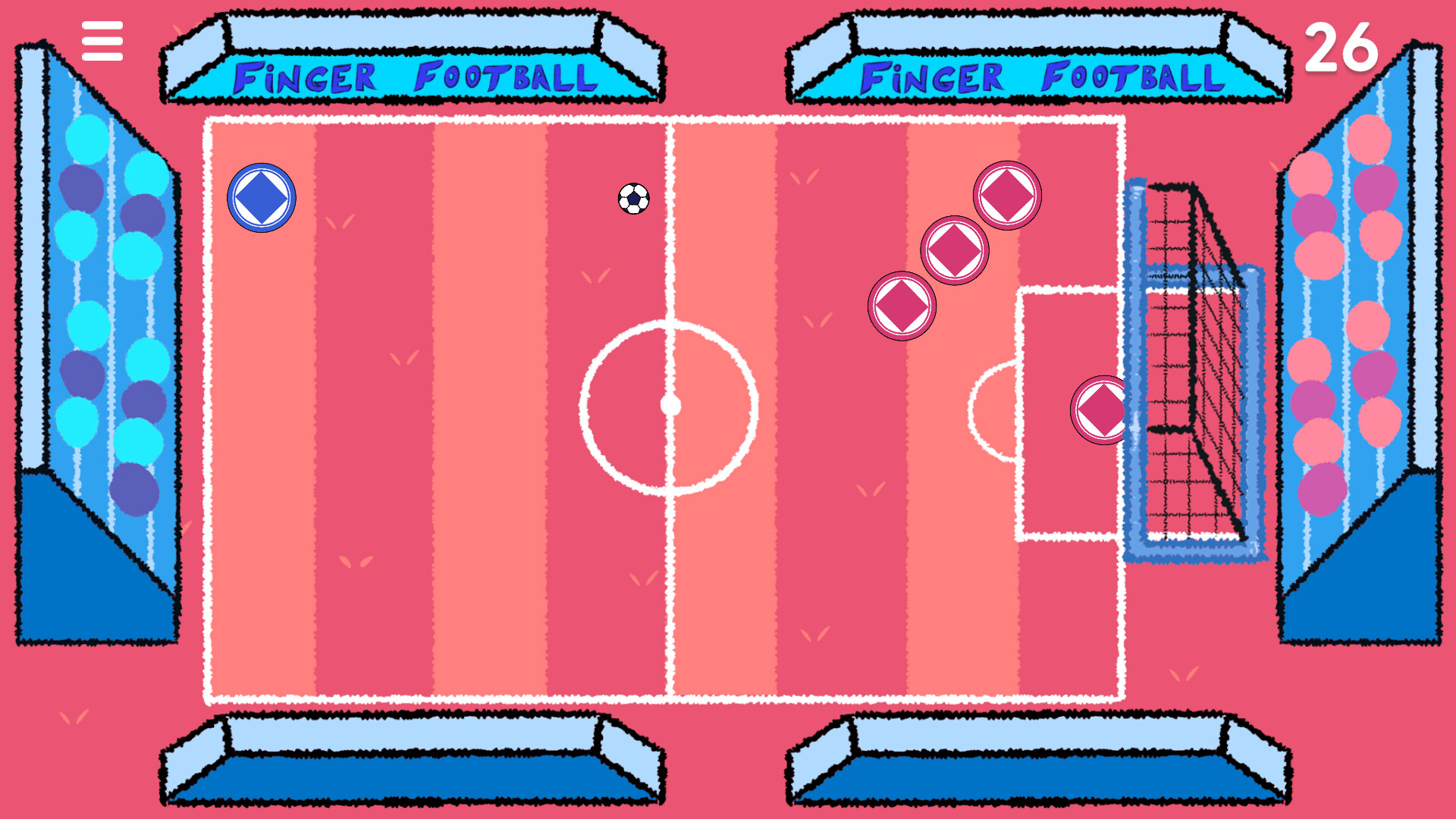 Finger Football: Goal in One