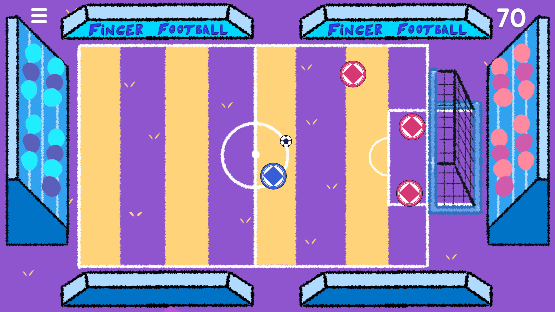 Finger Football: Goal in One