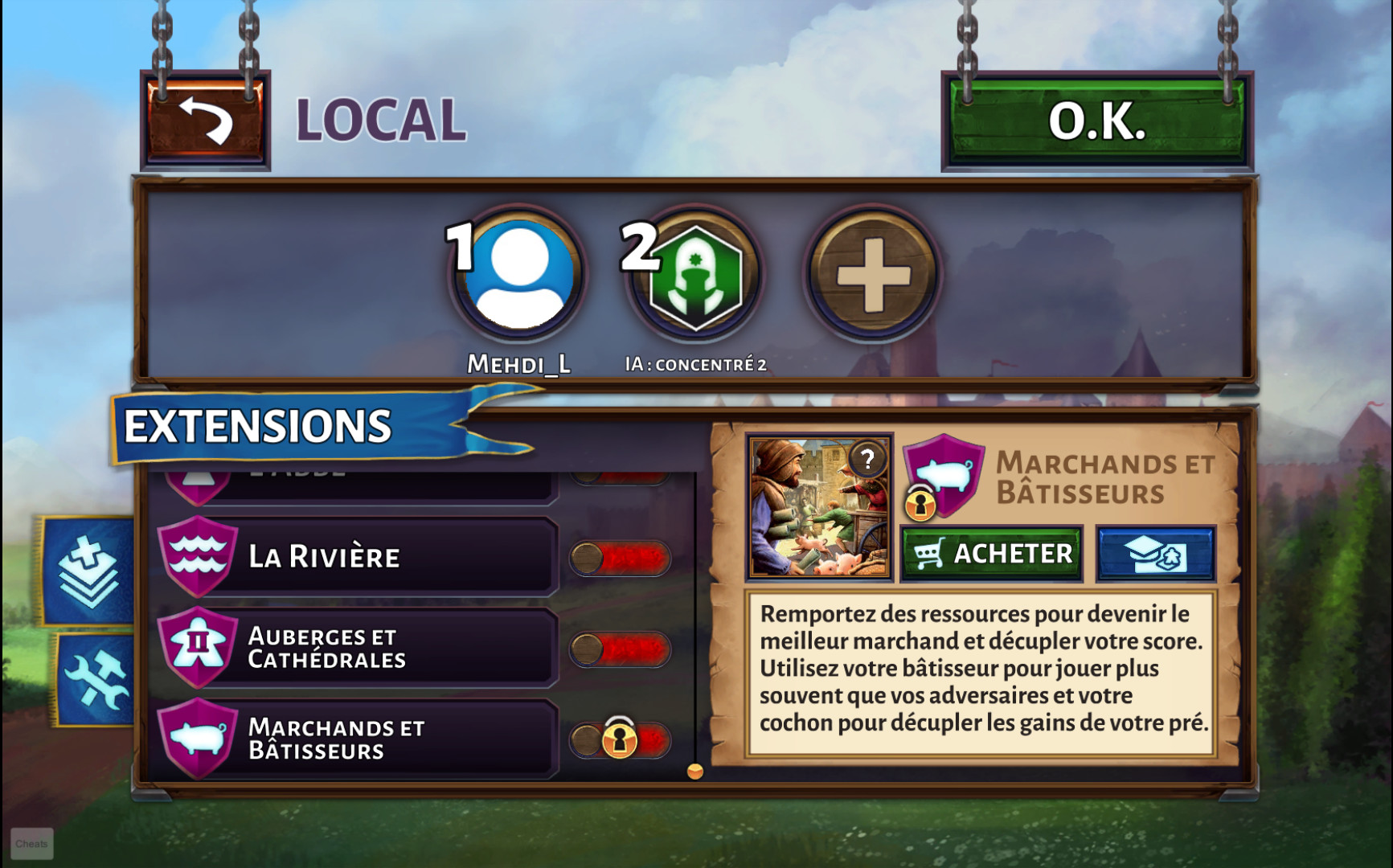 Carcassonne: The Official Board Game – Traders &amp; Builders