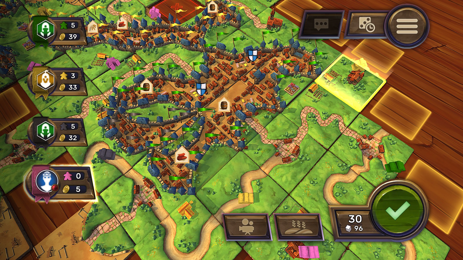 Carcassonne: The Official Board Game – Traders &amp; Builders
