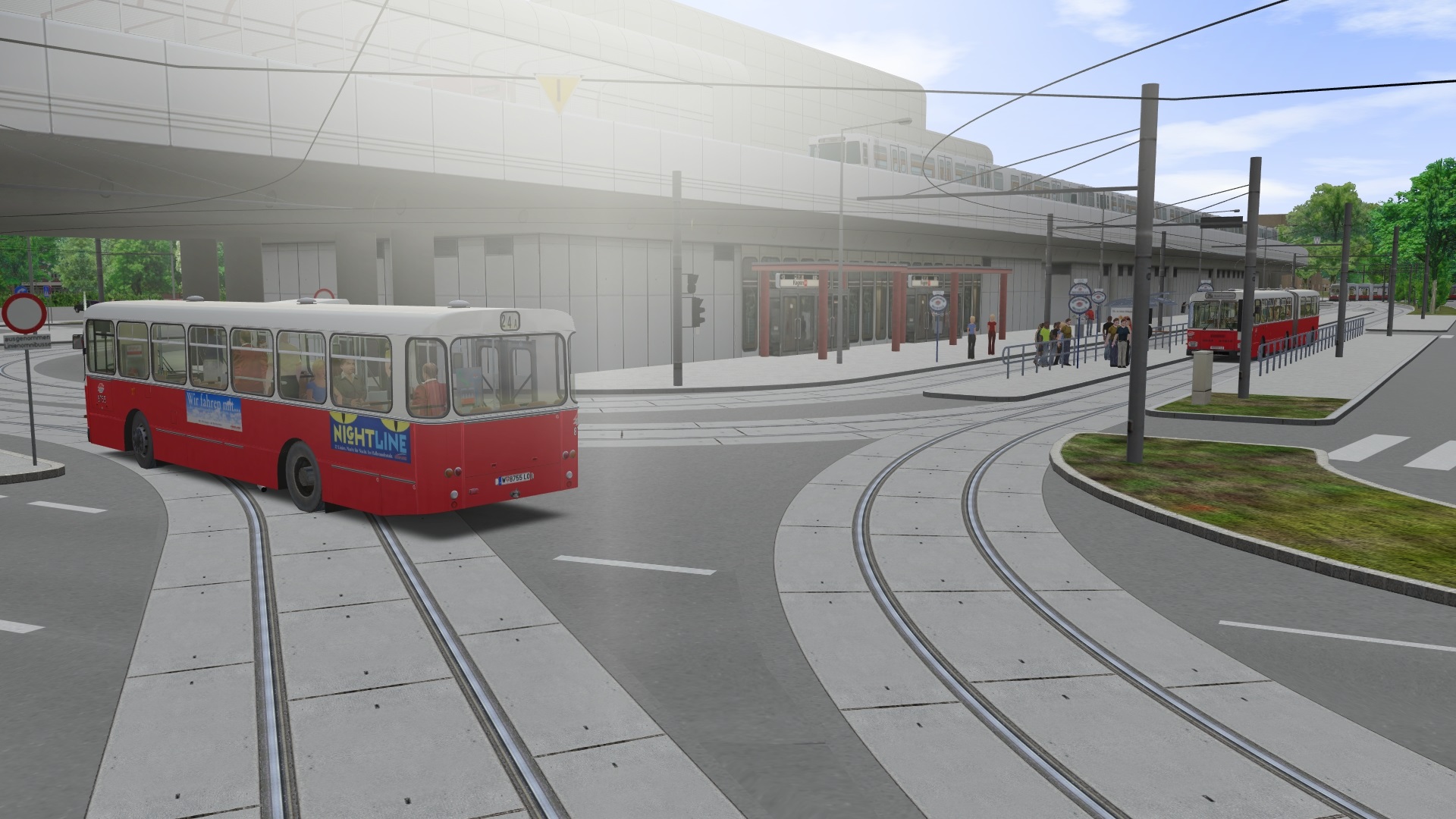 OMSI 2: Steam Edition – AI-Articulated Bus for Vienna