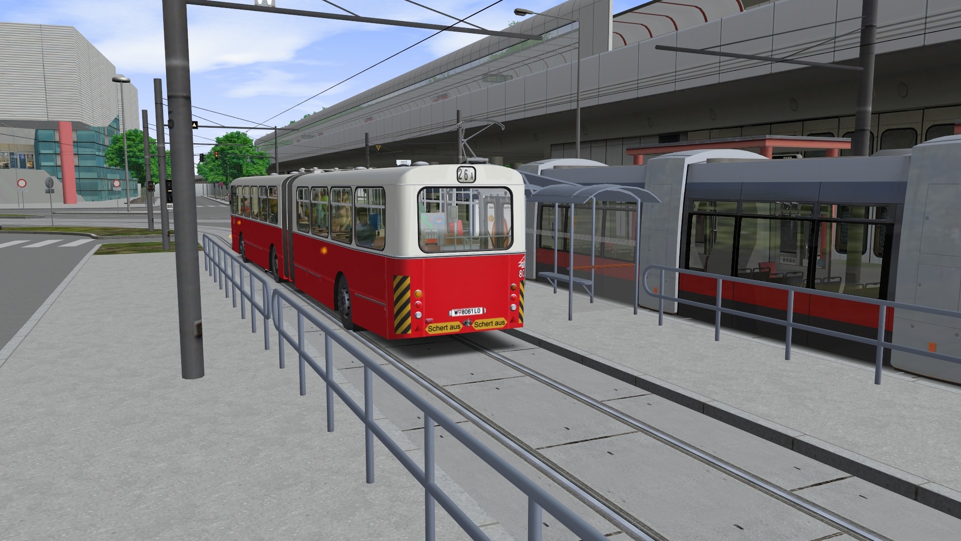 OMSI 2: Steam Edition – AI-Articulated Bus for Vienna
