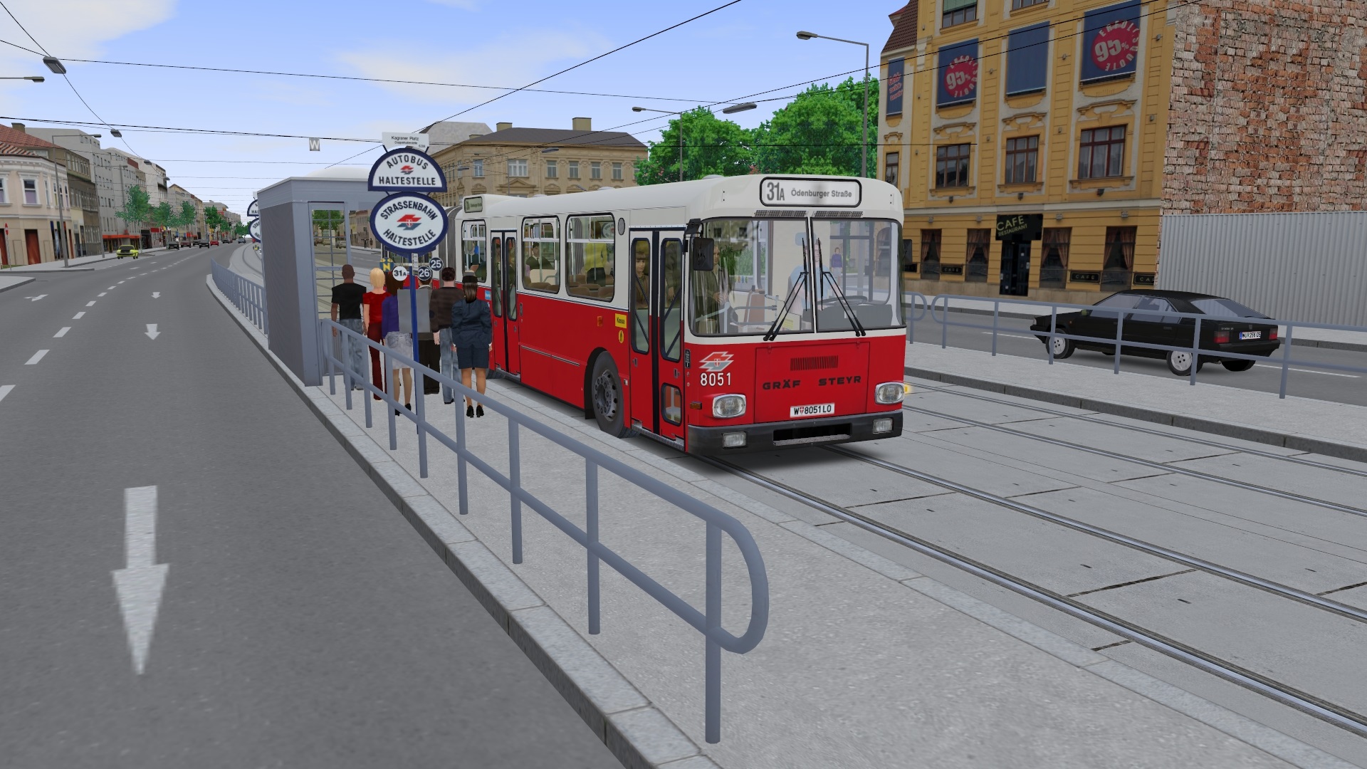 OMSI 2: Steam Edition – AI-Articulated Bus for Vienna
