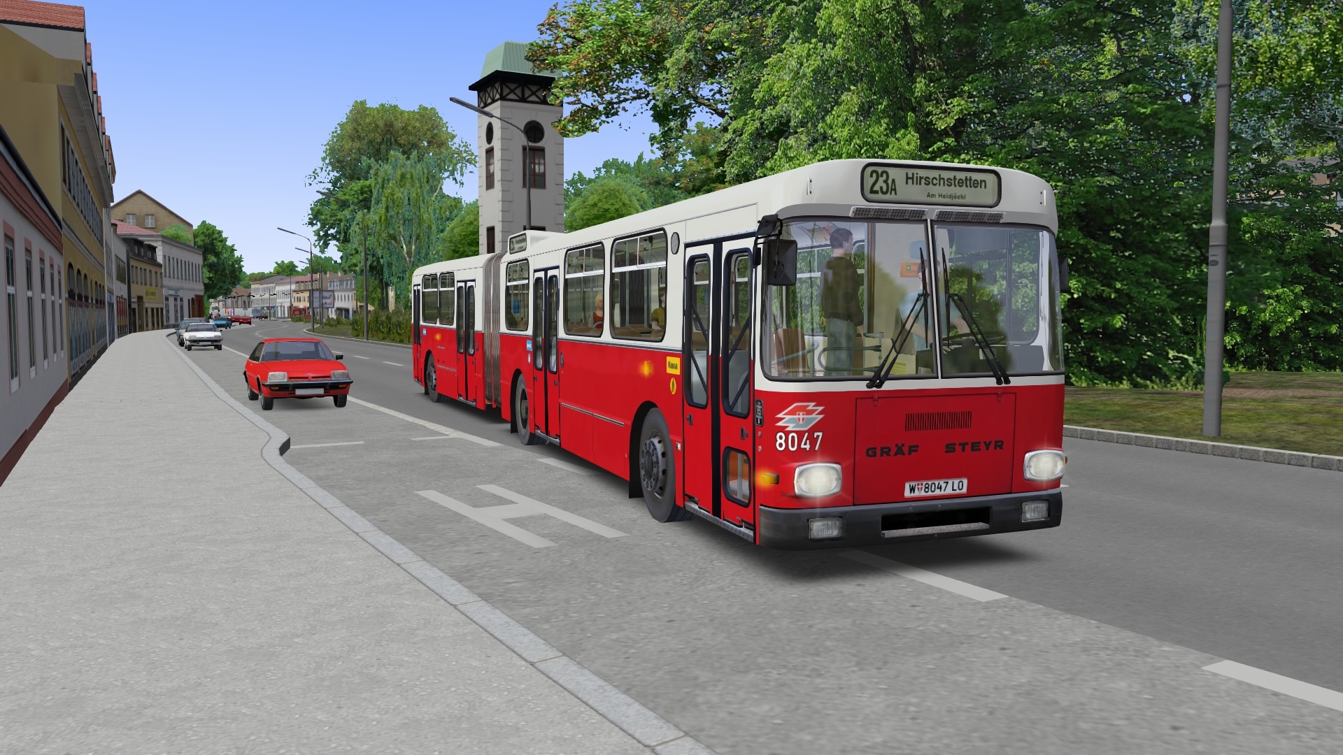 OMSI 2: Steam Edition – AI-Articulated Bus for Vienna