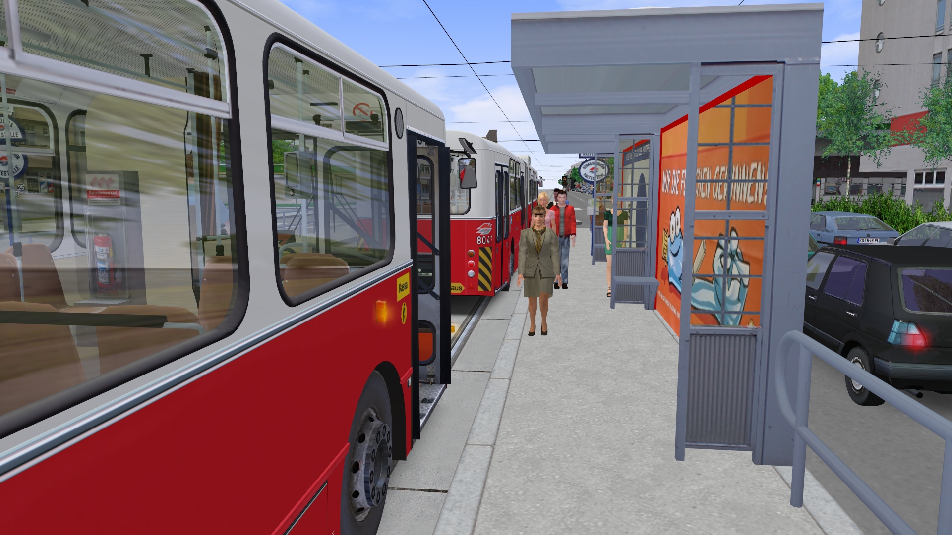 OMSI 2: Steam Edition – AI-Articulated Bus for Vienna
