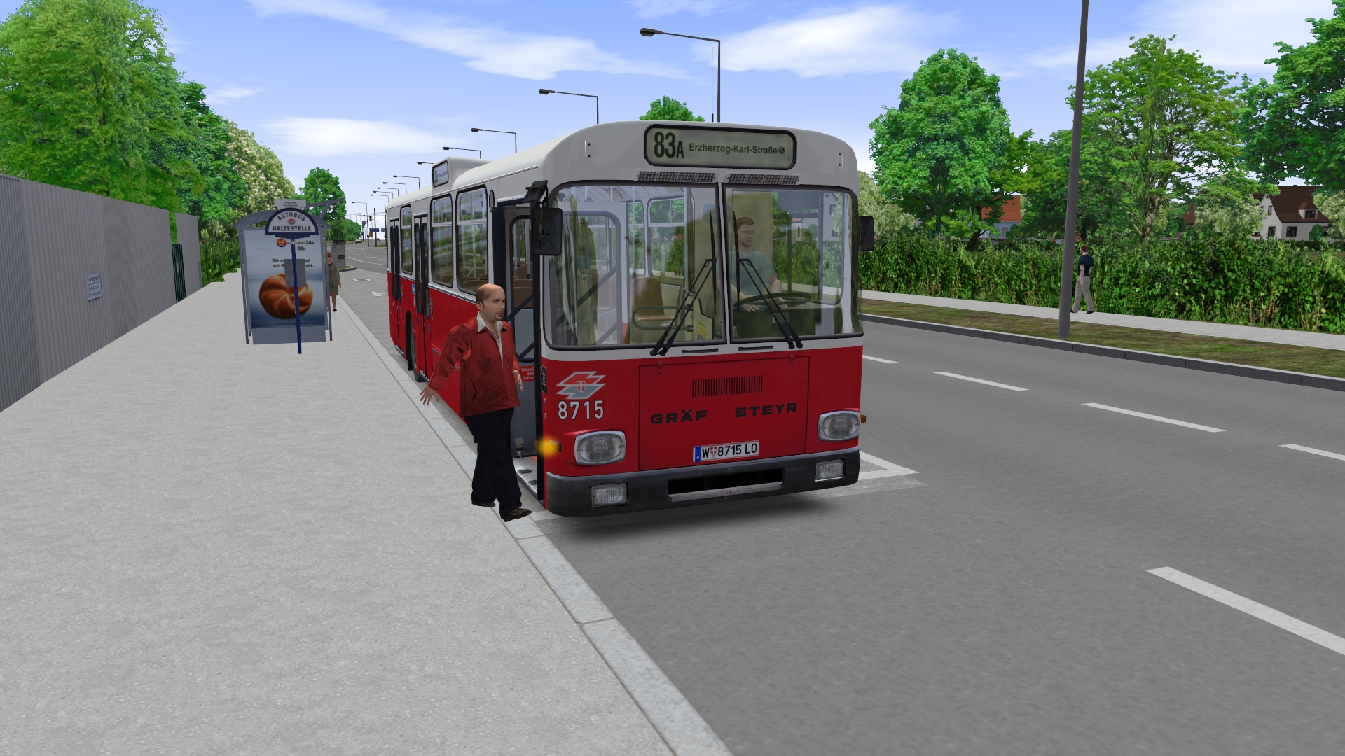 OMSI 2: Steam Edition – AI-Articulated Bus for Vienna