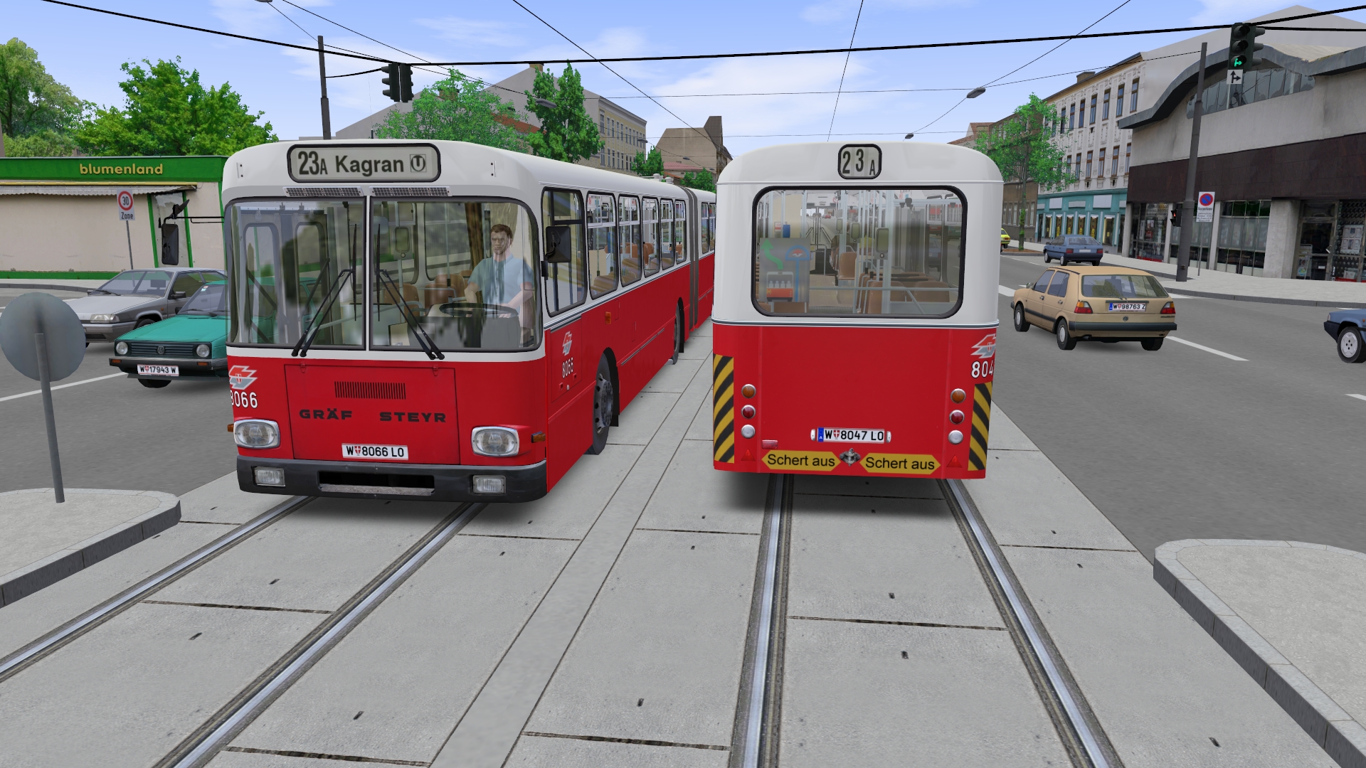 OMSI 2: Steam Edition – AI-Articulated Bus for Vienna