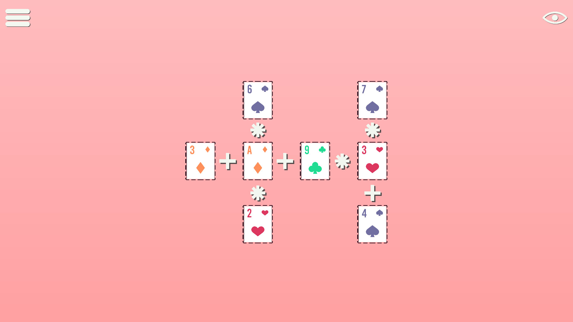 BlackJack Math Cross Numbers