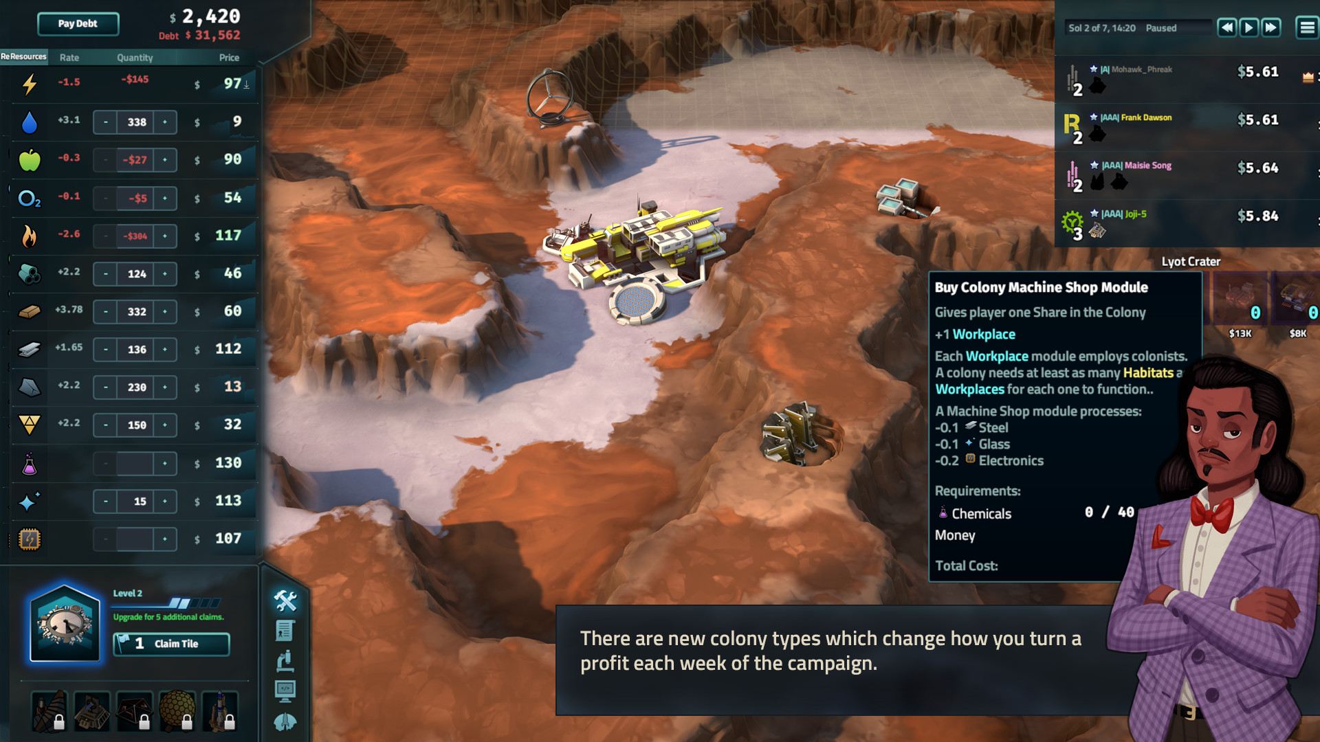 Offworld Trading Company: The Patron and the Patriot
